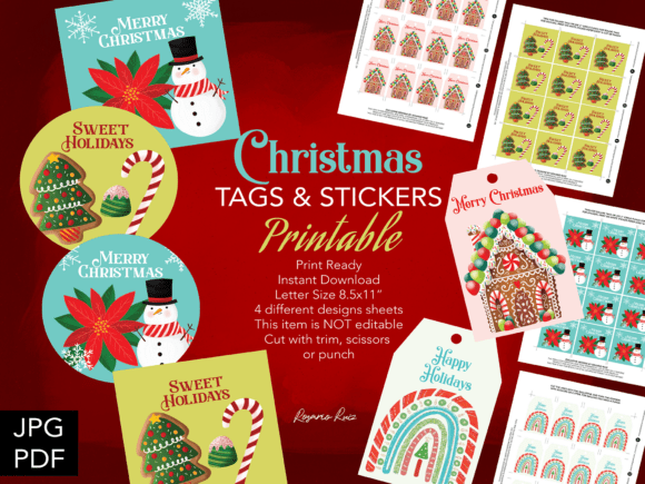 Christmas Tags and Labels Printables: A Creative Guide for Perfect Holiday Projects