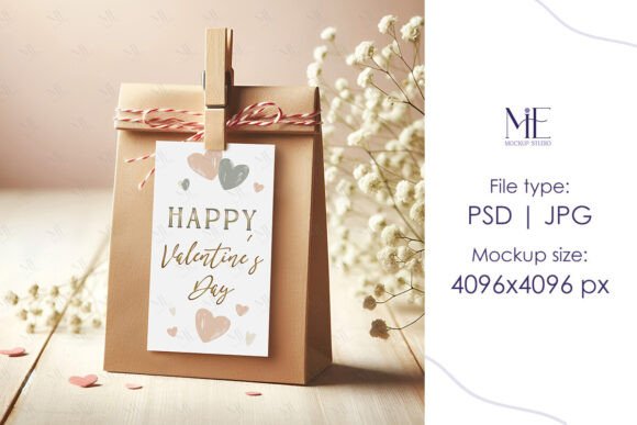 Gift Tag Mockup Thank You Tag Mockup PSD