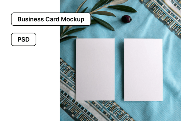 Greek-Inspired Business Cards Mockup: A Sophisticated Tool for Mediterranean Branding