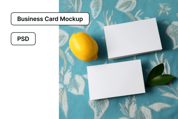 Horizontal Business Cards Mediterranean
