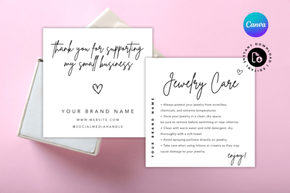 Jewelry Care Card Template: A Practical Tool for Enhancing Branding and Customer Experience