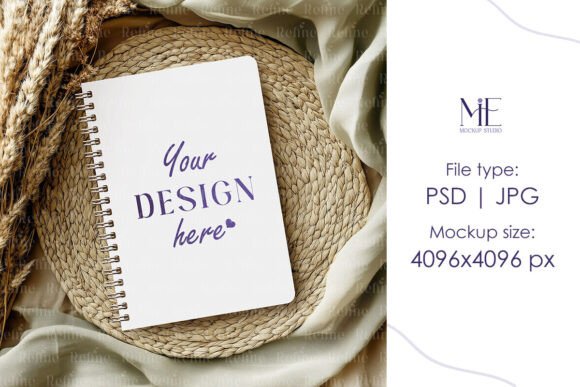 Spiral Notebook Mockup: A Creative Tool for Designers