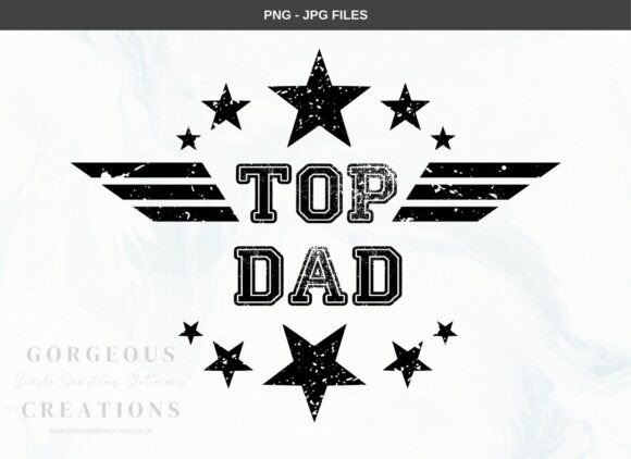 Top Dad PNG for Father’s Day Designs